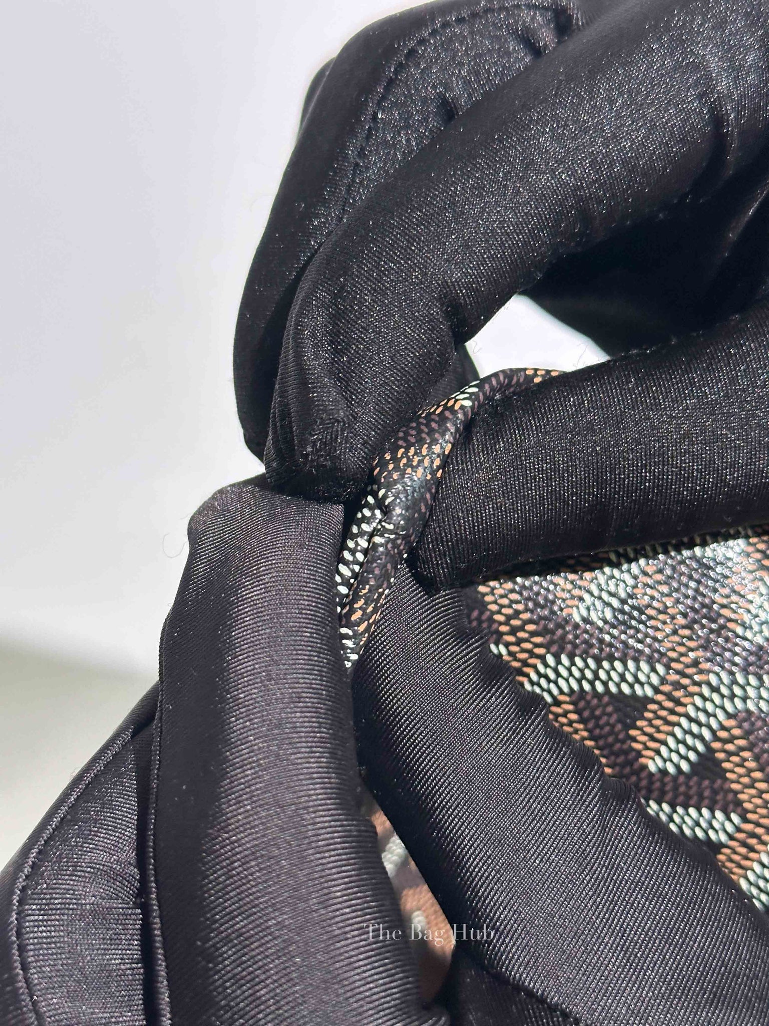 Goyard Black Canvas St. Louis PM Tote Bag
