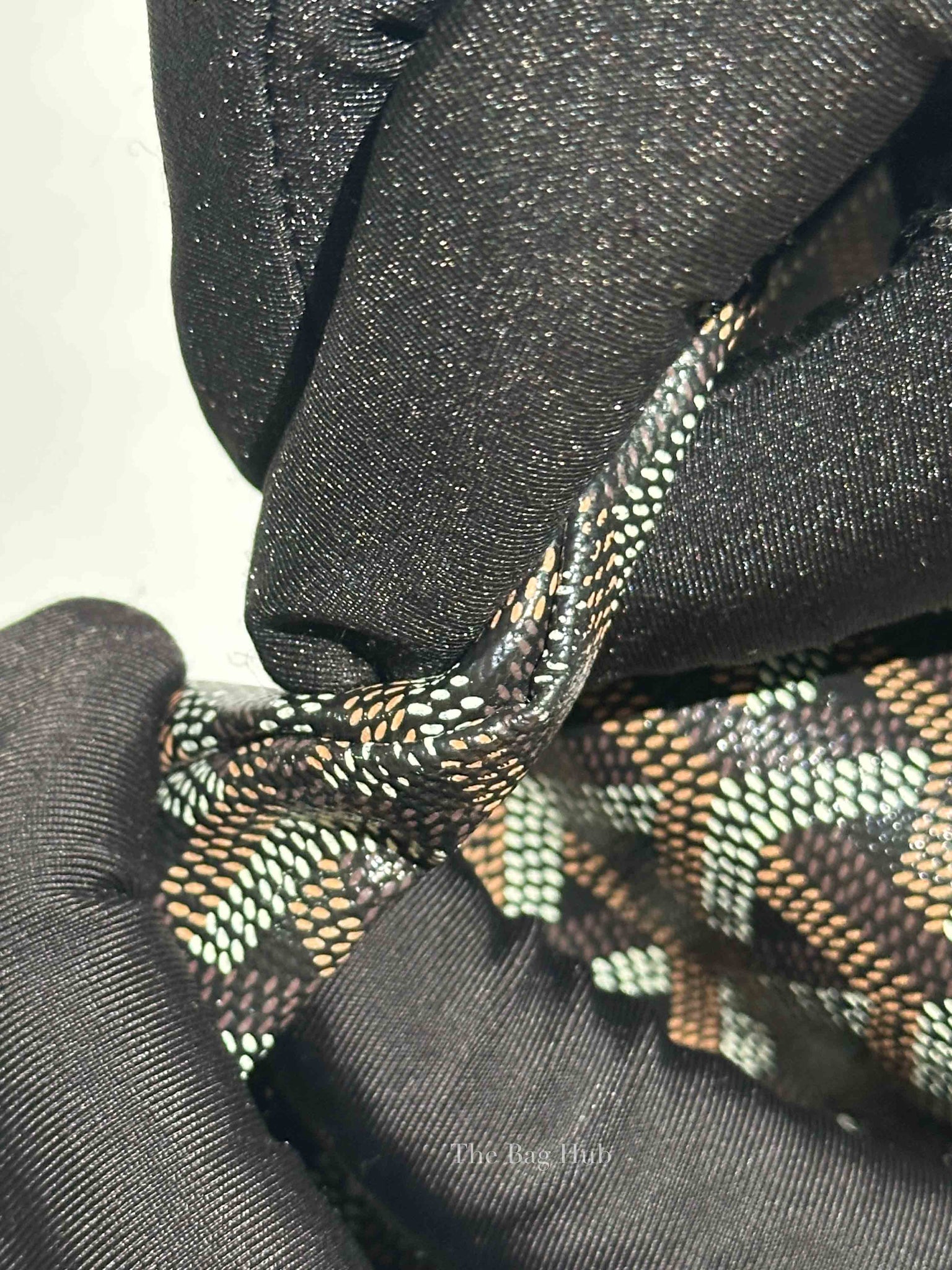 Goyard Black Canvas St. Louis PM Tote Bag