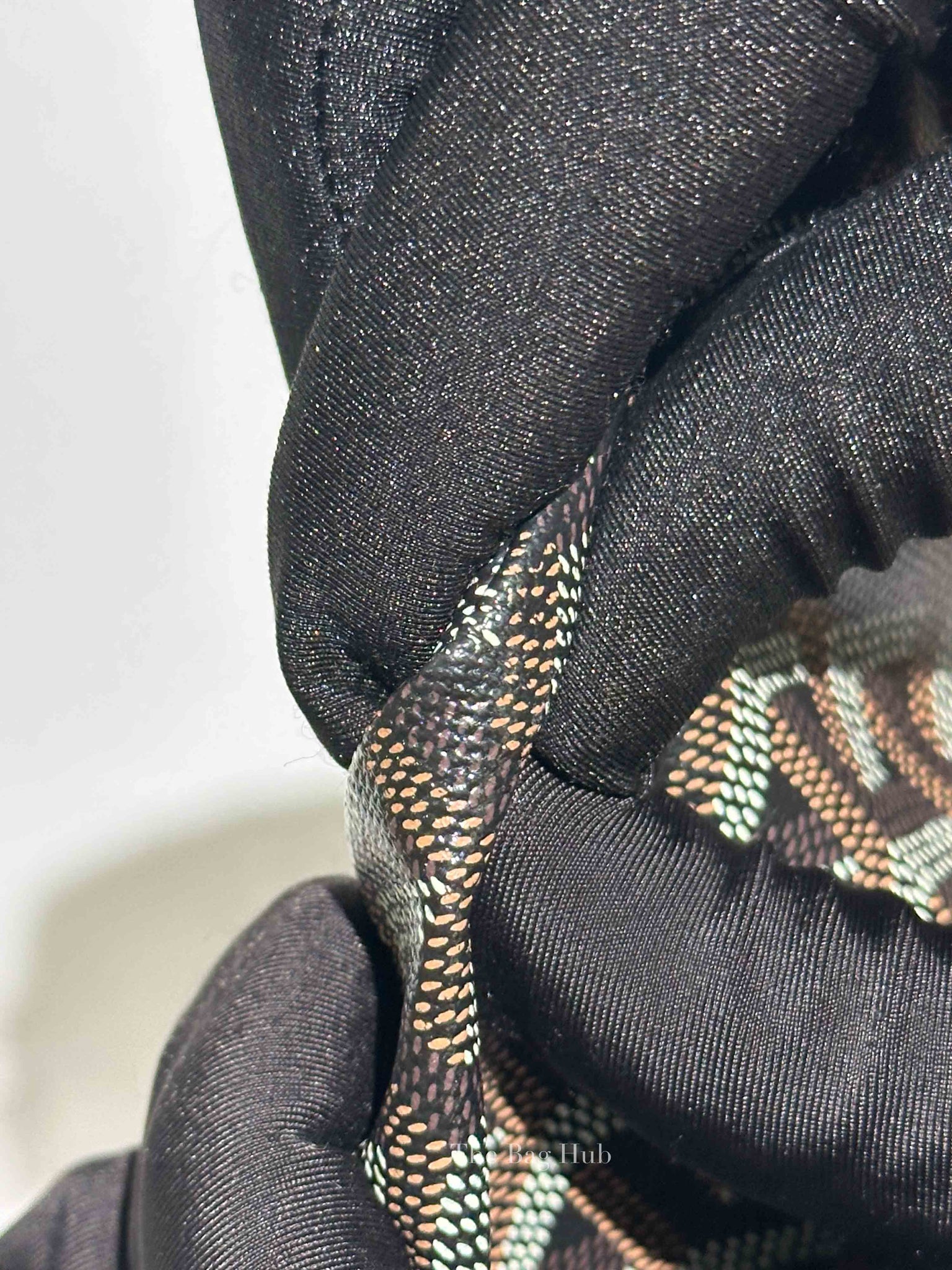 Goyard Black Canvas St. Louis PM Tote Bag