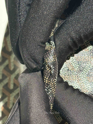 Goyard Black Canvas St. Louis PM Tote Bag