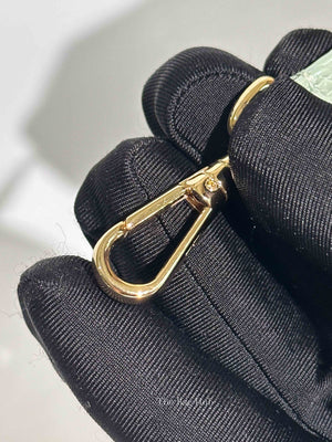 Faure Le Page Empire Green Canvas Key Pouch