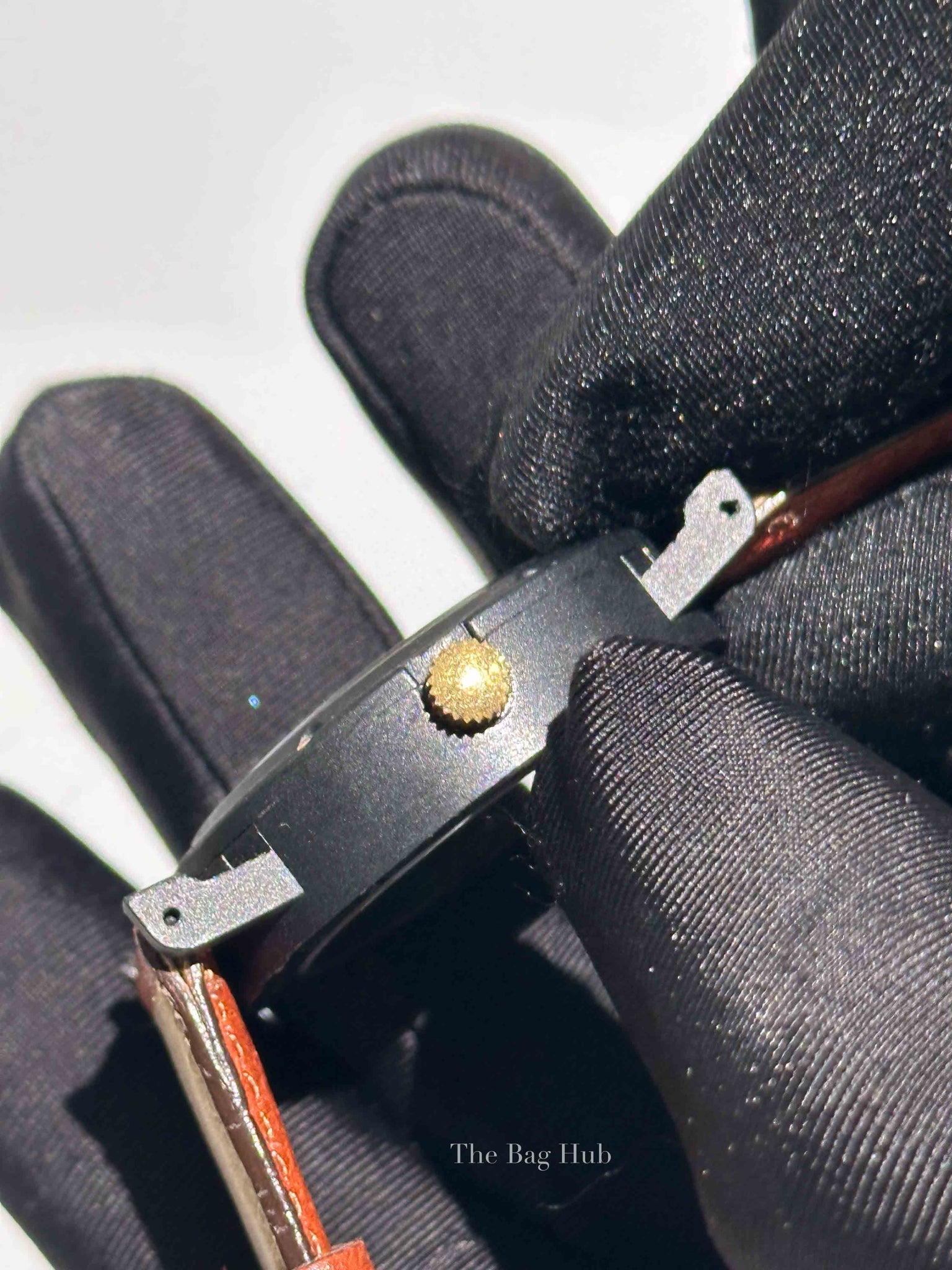 Bvlgari Brown Leather Giappone Edition Carbon Gold Watch 33mm