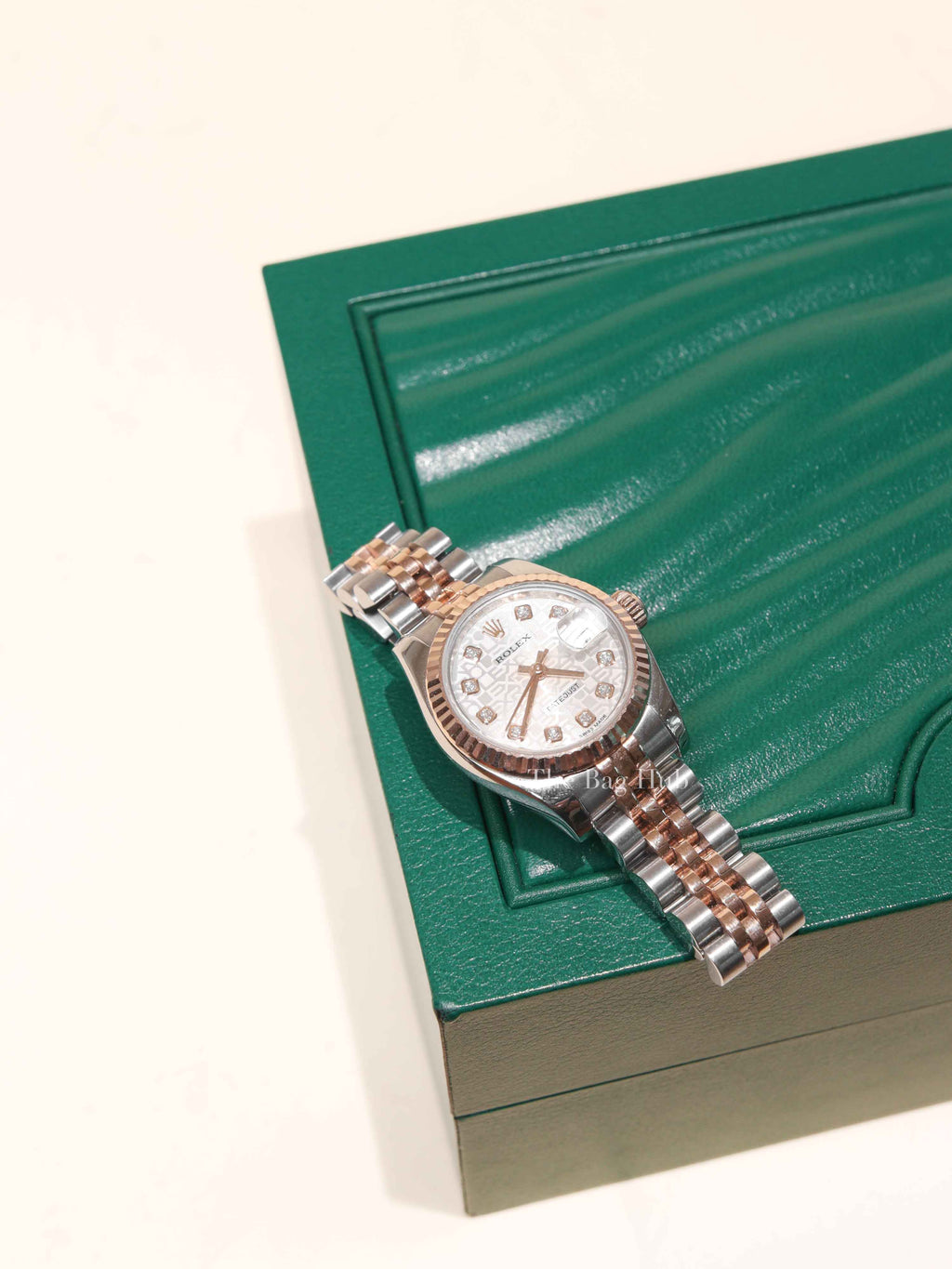Rolex Stainless Steel Everose Gold Lady Datejust Watch 26mm