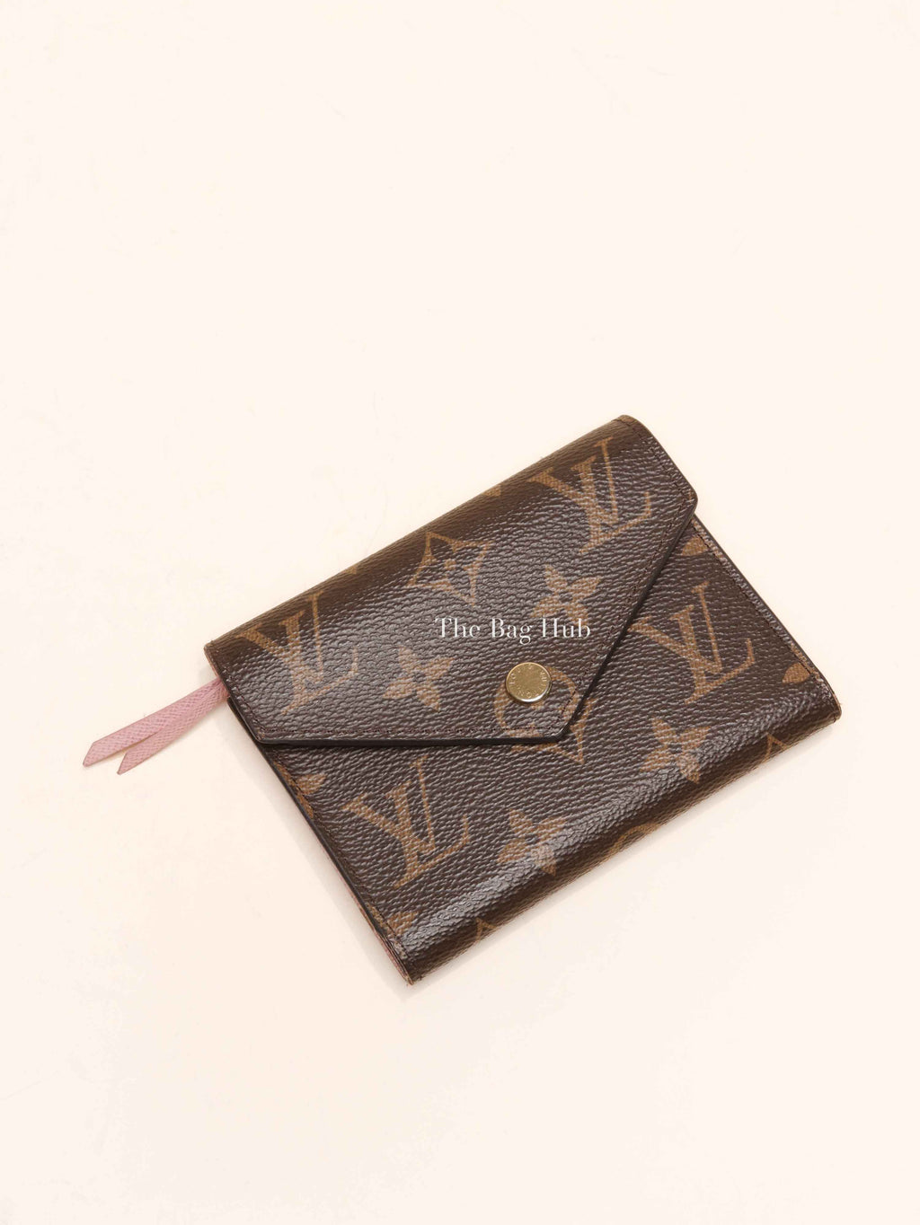 Louis Vuitton Rose Ballerine Monogram Canvas Victorine Wallet