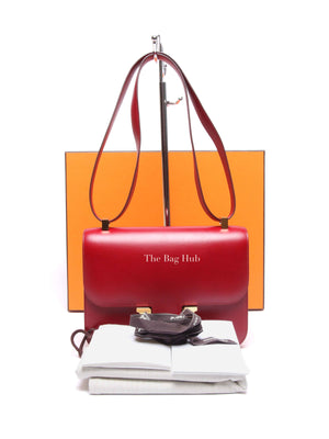 Hermes Rubis Veau Tadelakt Constance 1-24 Bag GHW