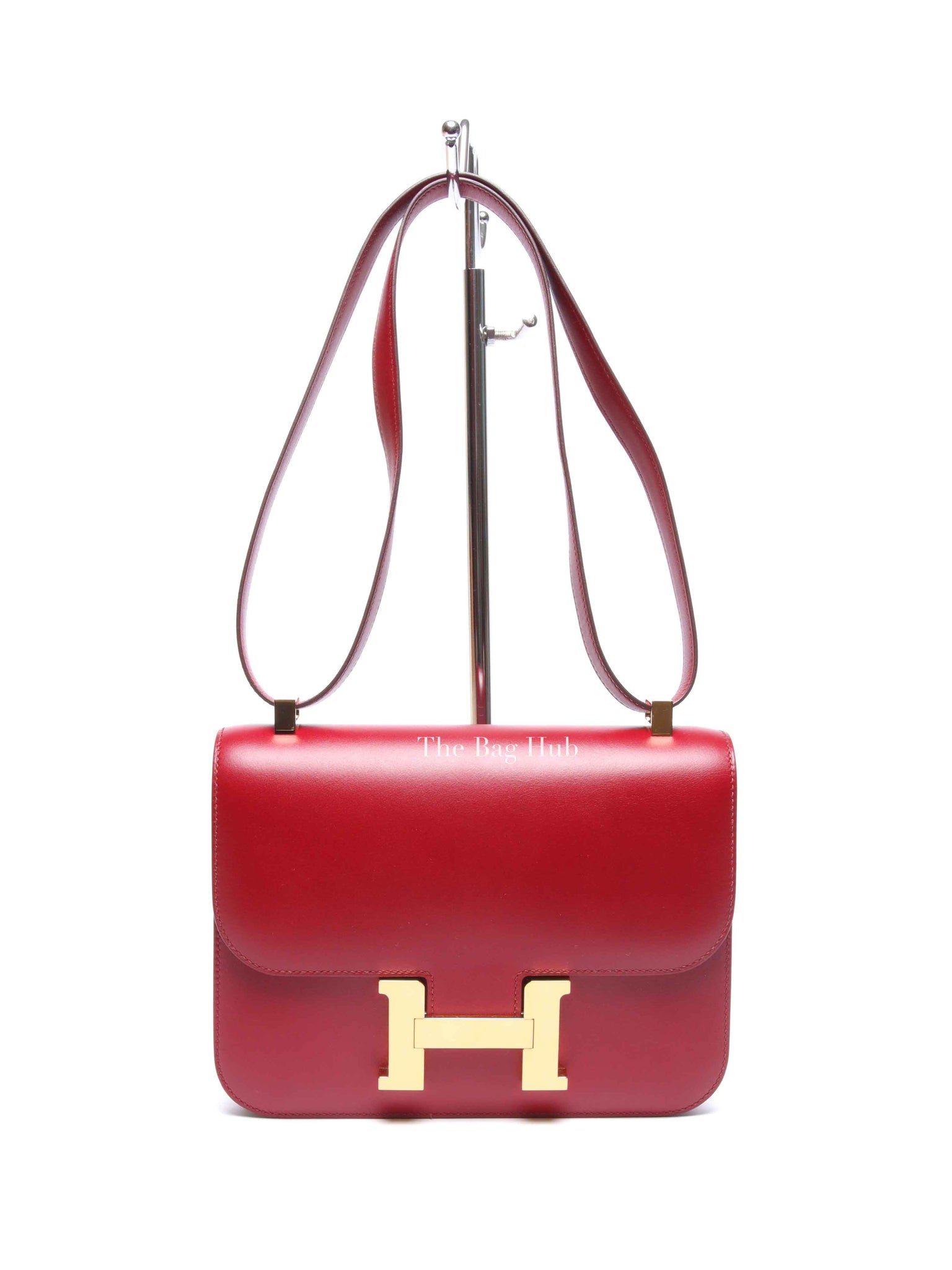 Hermes Rubis Veau Tadelakt Constance 1-24 Bag GHW