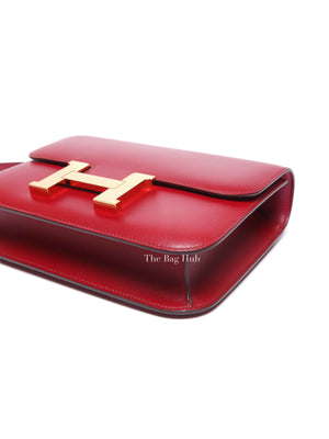 Hermes Rubis Veau Tadelakt Constance 1-24 Bag GHW