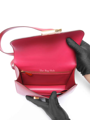 Hermes Rubis Veau Tadelakt Constance 1-24 Bag GHW