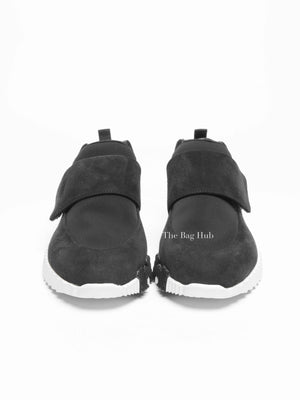 Hermes Noir Suede H Sneakers Size 39