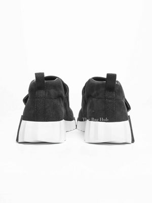 Hermes Noir Suede H Sneakers Size 39