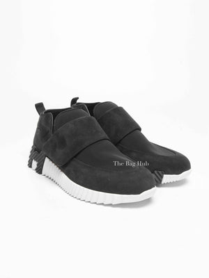 Hermes Noir Suede H Sneakers Size 39