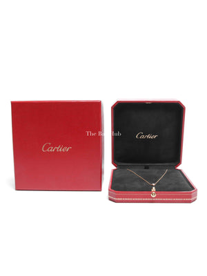 Cartier 18K Yellow Gold D'Amour Pendant Brilliant-Cut Diamond Necklace Large Model