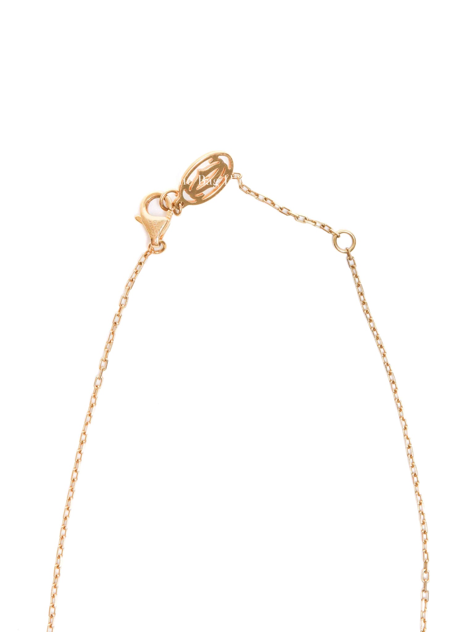Cartier 18K Yellow Gold D'Amour Pendant Brilliant-Cut Diamond Necklace Large Model