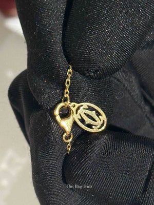 Cartier 18K Yellow Gold D'Amour Pendant Brilliant-Cut Diamond Necklace Large Model