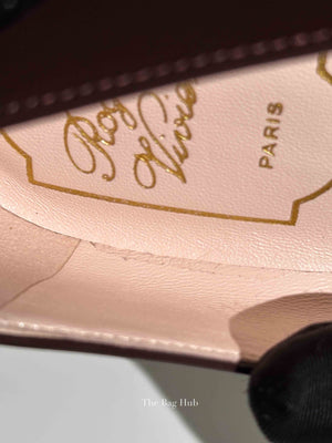 Roger Vivier Brown Patent Leather Trompette Pumps 70 Size 38