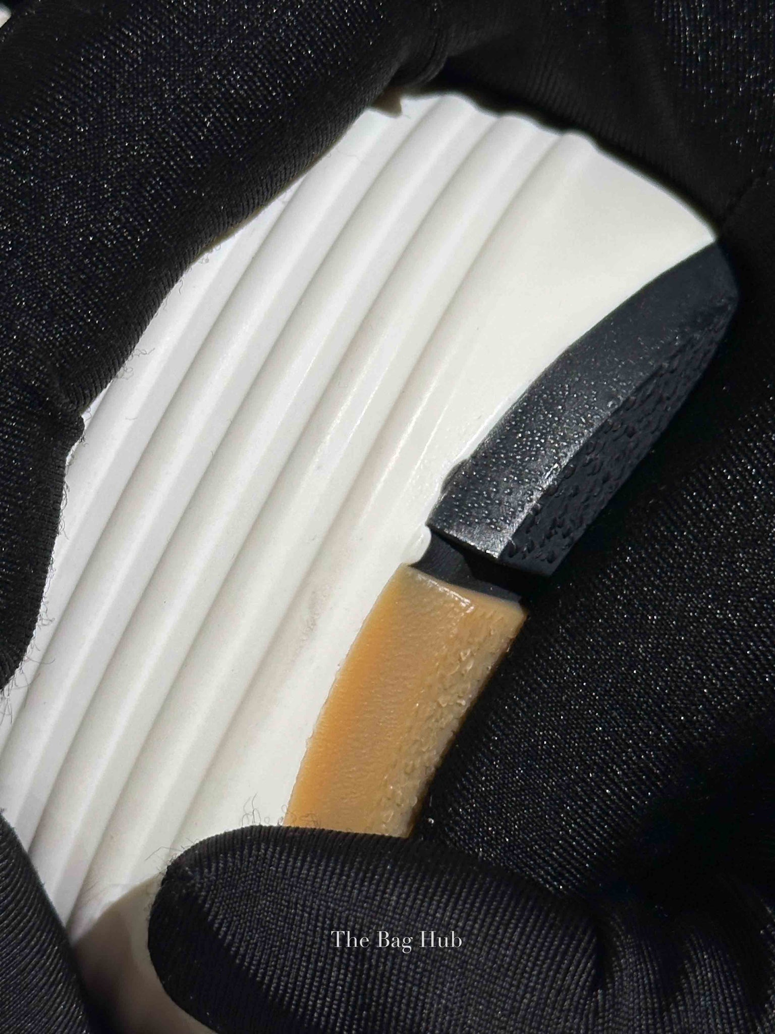 Bottega Veneta Black/White/Grey Leather/Mesh Speedster Sneakers Size 39.5