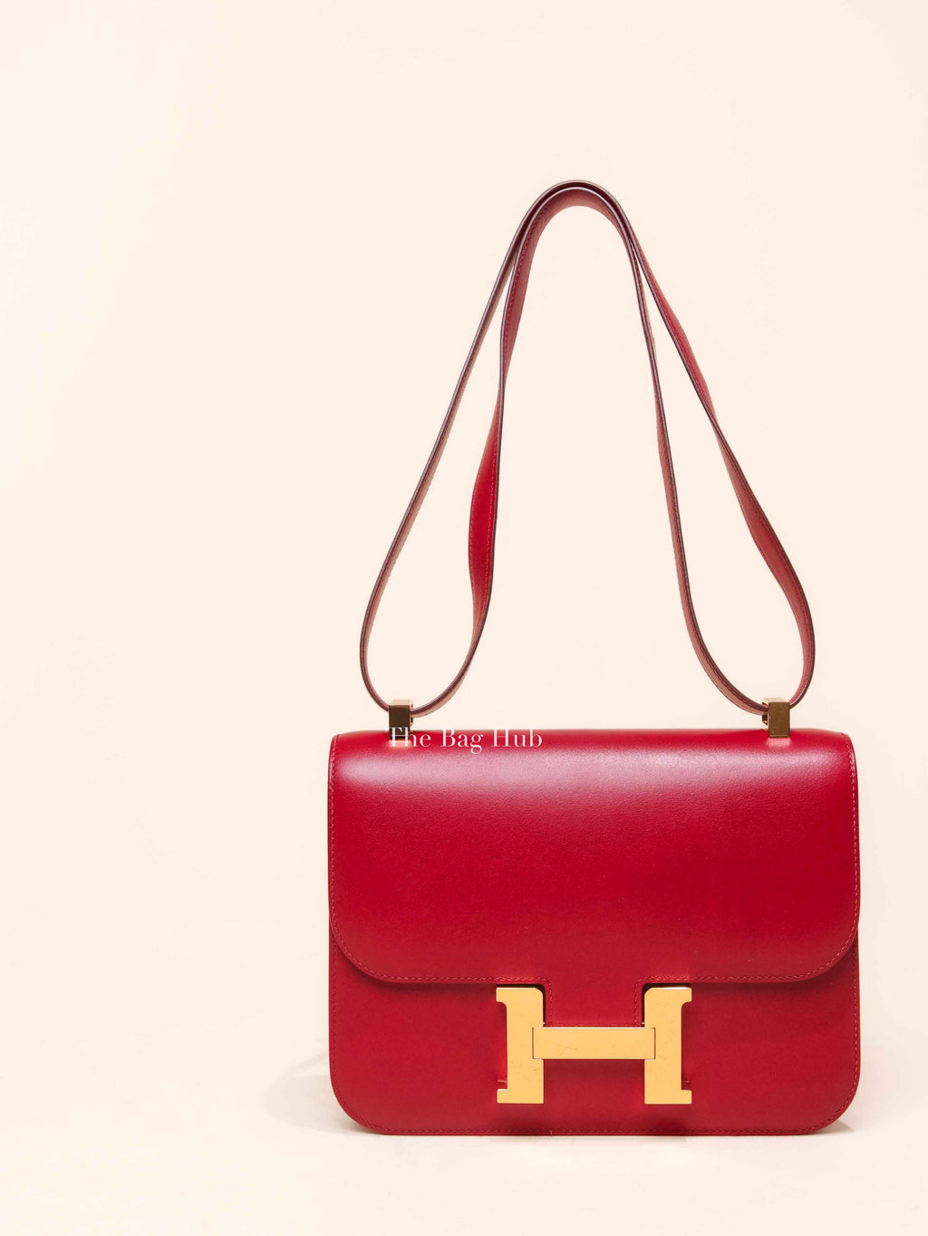 Hermes Rubis Veau Tadelakt Constance 1-24 Bag GHW
