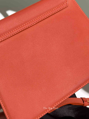 Jacquemus Brick Brown Nubuck Leather Le Grand Chiquito Top Handle Bag