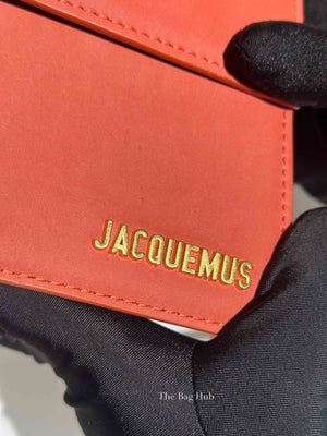 Jacquemus Brick Brown Nubuck Leather Le Grand Chiquito Top Handle Bag