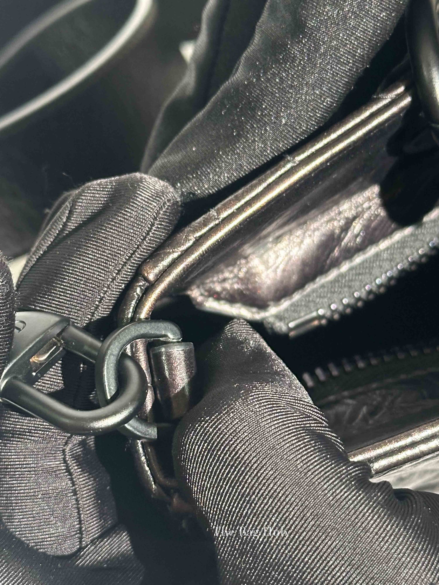 Dior Black Macrocannage Crinkled Calfskin Small Lady D-Sire My ABCDior Bag