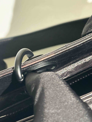 Dior Black Macrocannage Crinkled Calfskin Small Lady D-Sire My ABCDior Bag