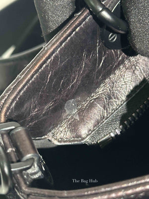Dior Black Macrocannage Crinkled Calfskin Small Lady D-Sire My ABCDior Bag