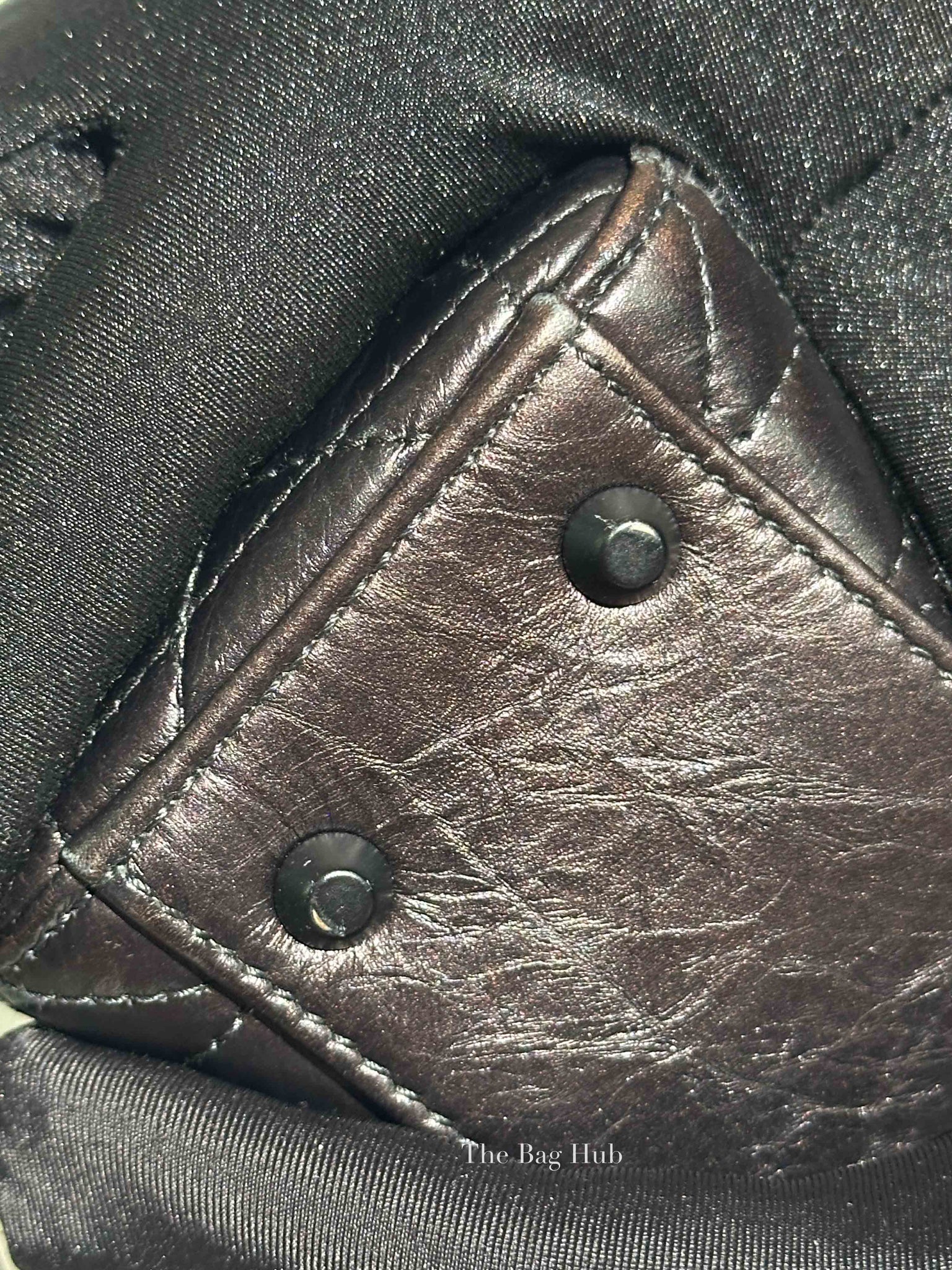 Dior Black Macrocannage Crinkled Calfskin Small Lady D-Sire My ABCDior Bag
