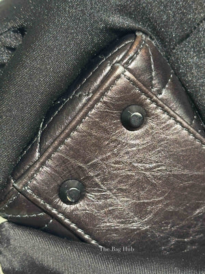 Dior Black Macrocannage Crinkled Calfskin Small Lady D-Sire My ABCDior Bag