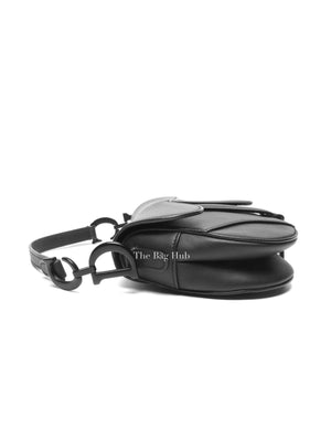 Dior Black Ultra Matte Calfskin Mini Saddle Bag