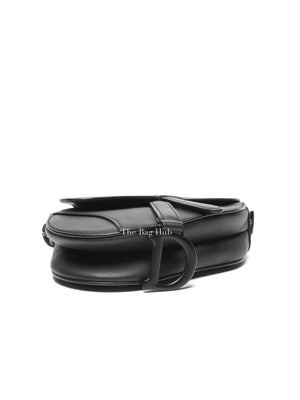 Dior Black Ultra Matte Calfskin Mini Saddle Bag