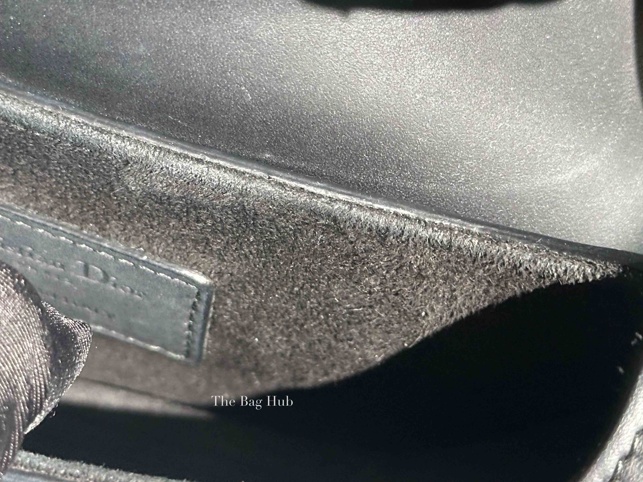 Dior Black Ultra Matte Calfskin Mini Saddle Bag