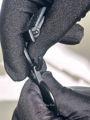 Dior Black Ultra Matte Calfskin Mini Saddle Bag
