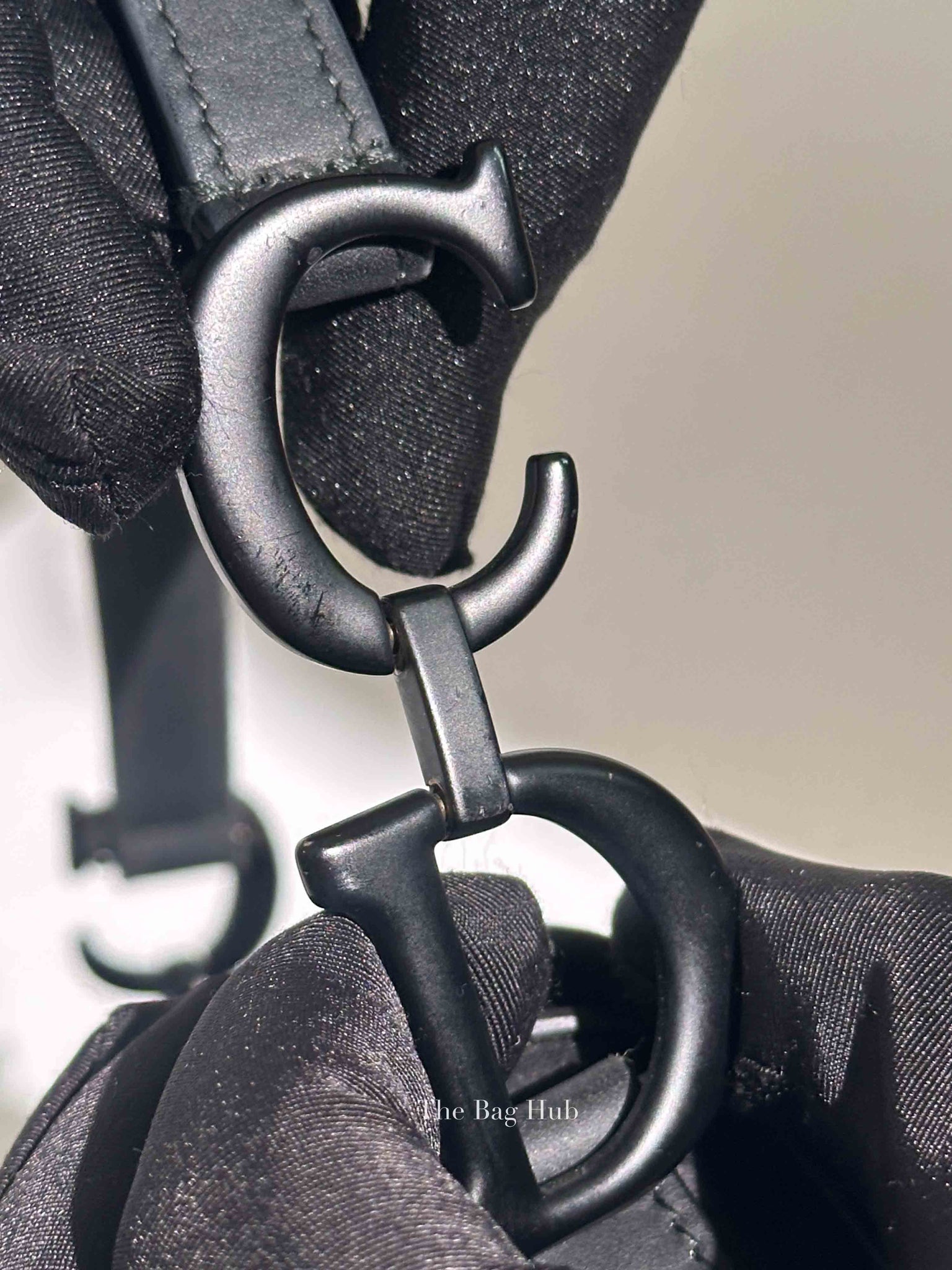 Dior Black Ultra Matte Calfskin Mini Saddle Bag