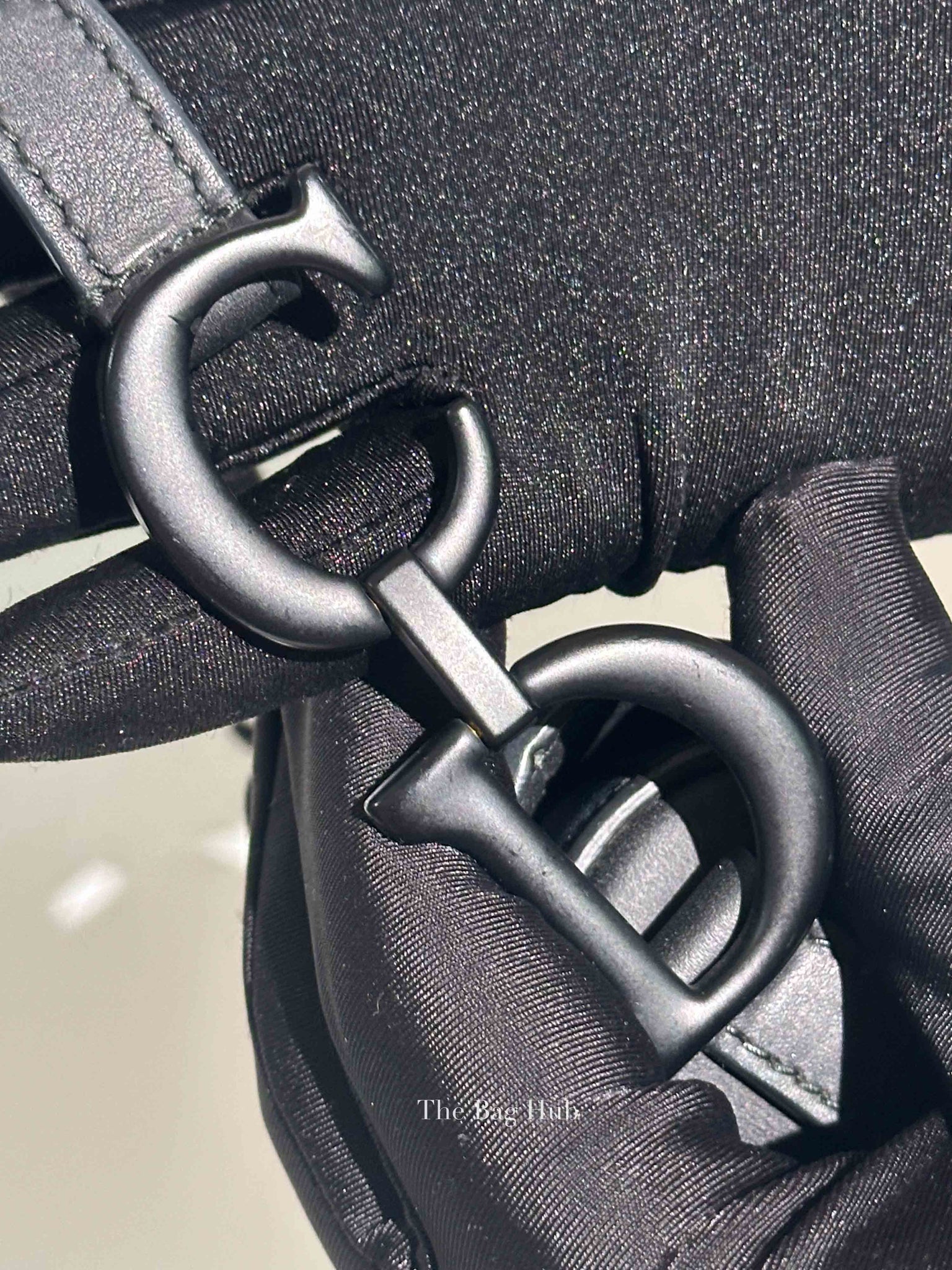 Dior Black Ultra Matte Calfskin Mini Saddle Bag