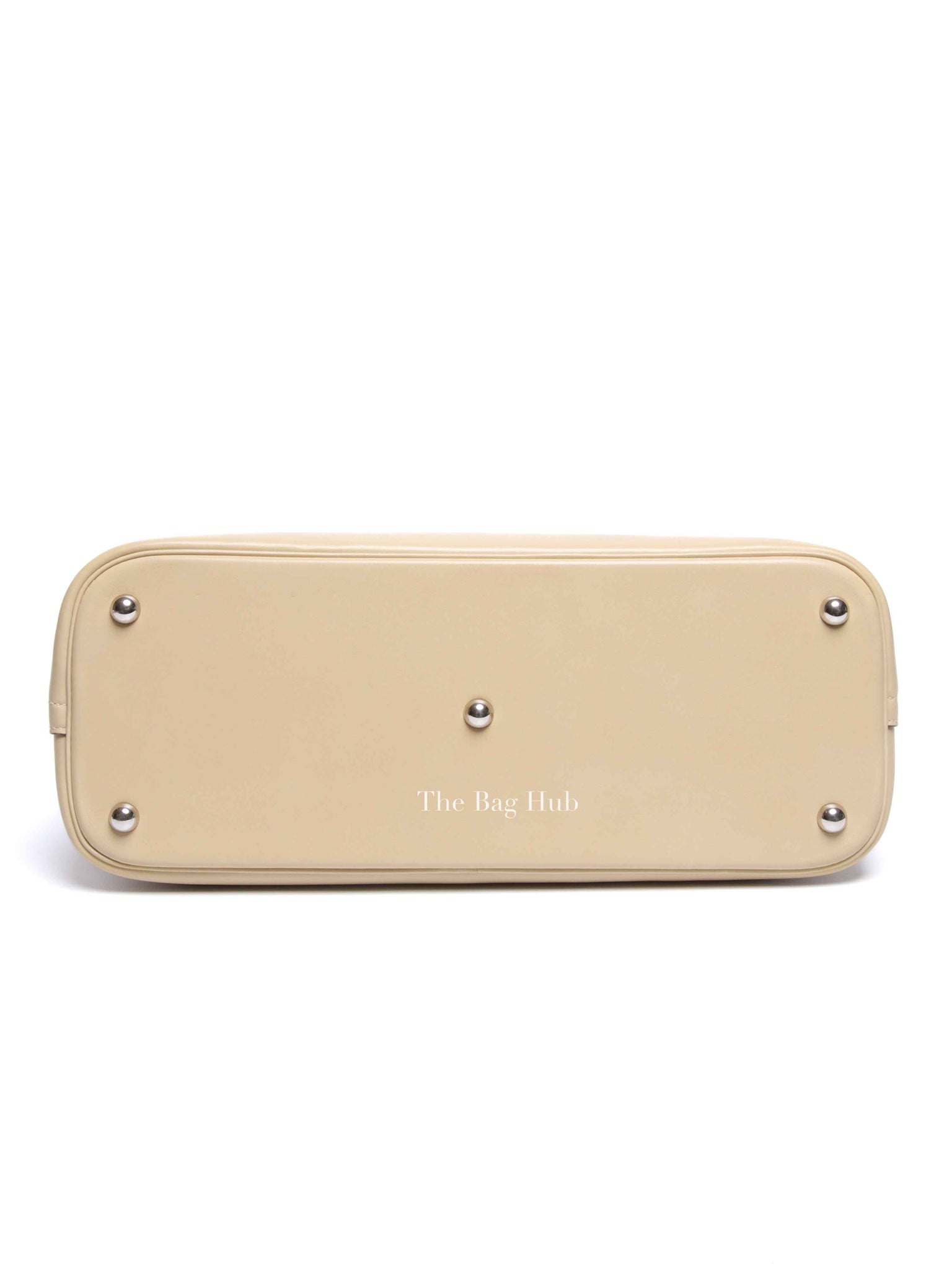 Hermes Vanille/Bleu Jean Swift Bolide 35 Bag