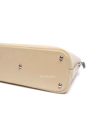 Hermes Vanille/Bleu Jean Swift Bolide 35 Bag