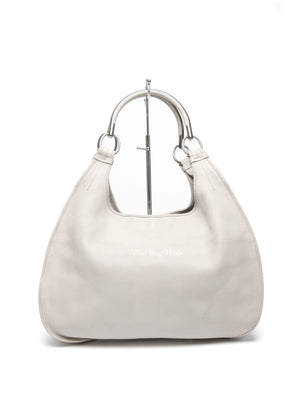 Dior Ivory Calfskin 61 Medium Tote Bag