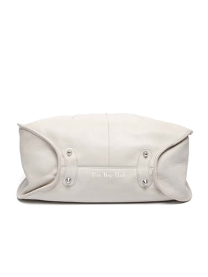 Dior Ivory Calfskin 61 Medium Tote Bag
