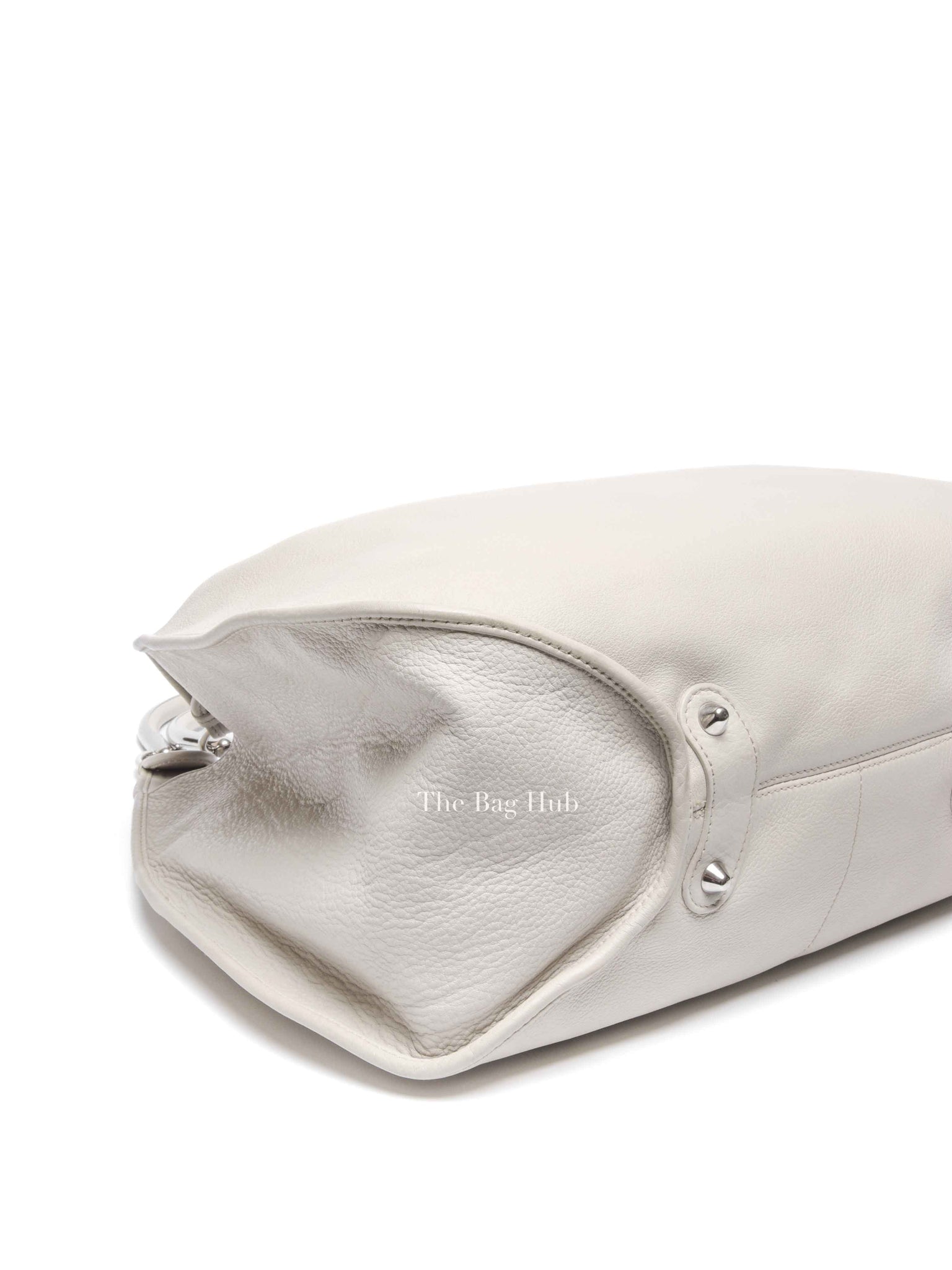 Dior Ivory Calfskin 61 Medium Tote Bag