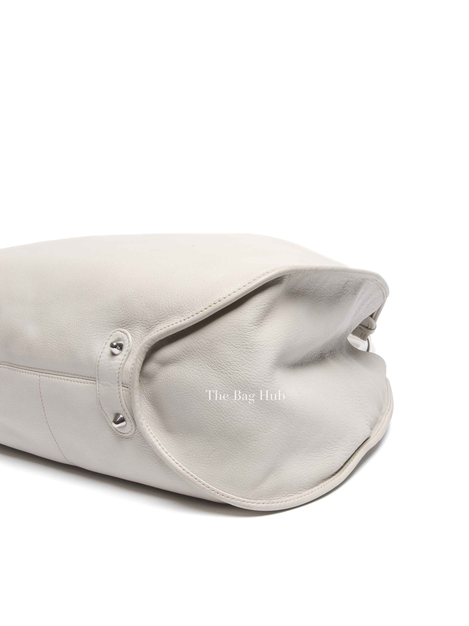 Dior Ivory Calfskin 61 Medium Tote Bag