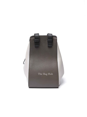 Loewe Khaki Green/Black/Soft White Calfskin Small Hammock Bag