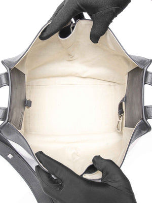 Loewe Khaki Green/Black/Soft White Calfskin Small Hammock Bag
