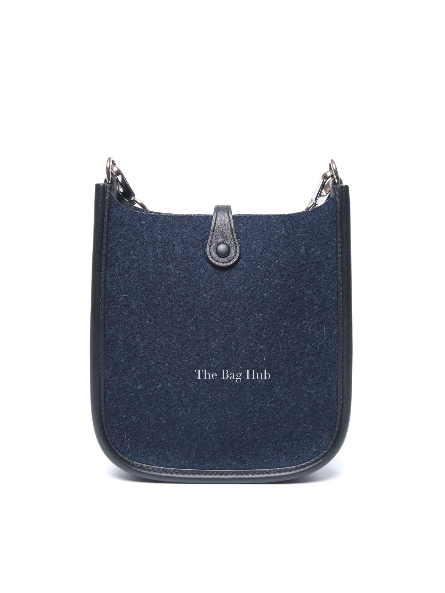 Hermes Bleu Nuit/Black Swift Sangle Wooly Evelyne TPM Bag