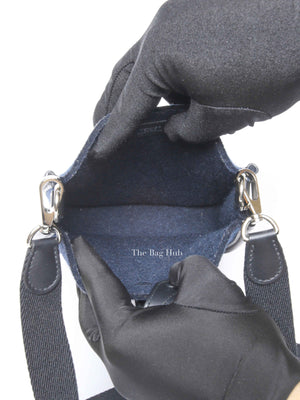 Hermes Bleu Nuit/Black Swift Sangle Wooly Evelyne TPM Bag