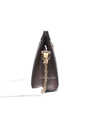 Gucci Brown GG Supreme Canvas Ophidia Mini Shoulder Bag