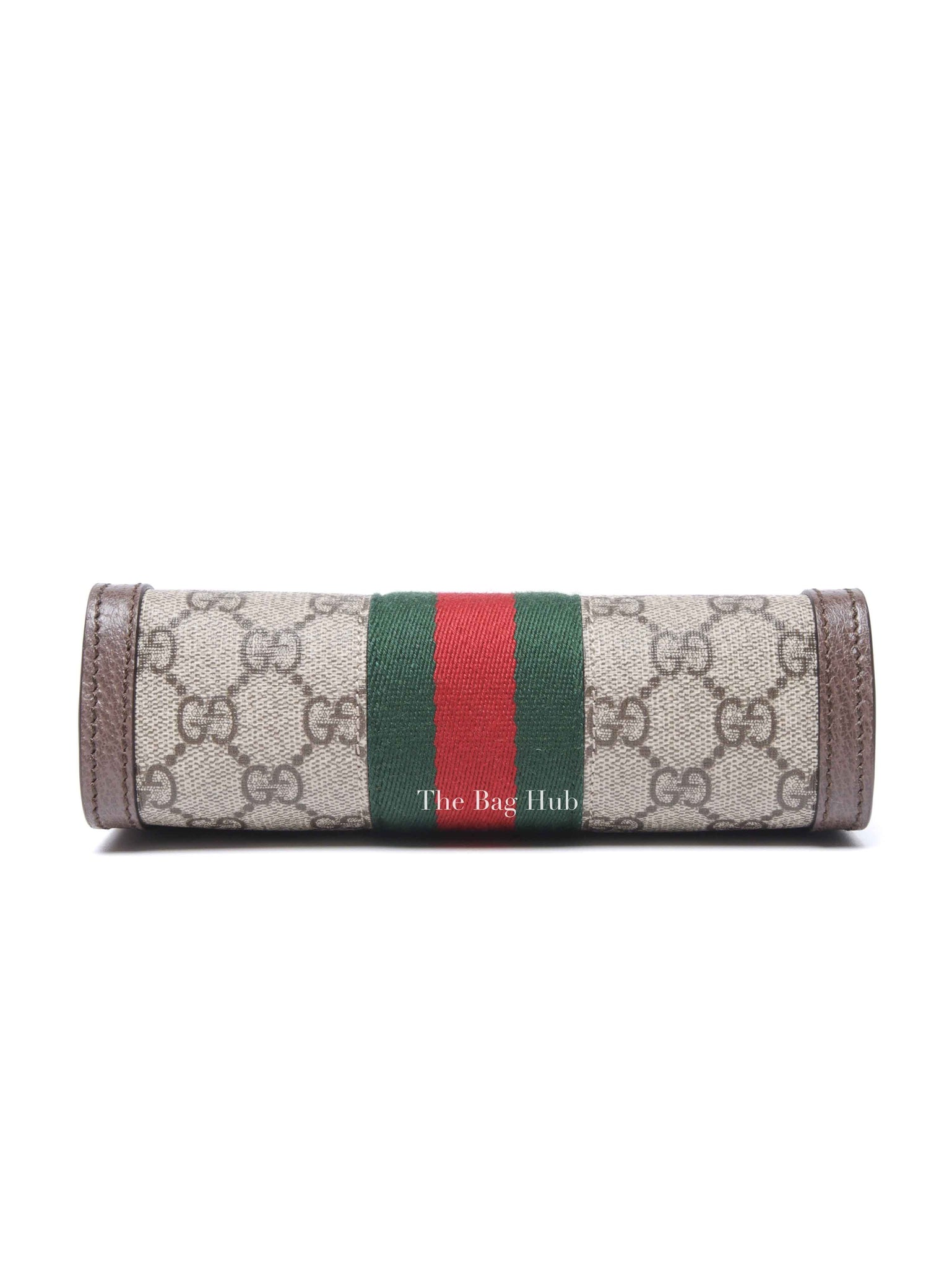 Gucci Brown GG Supreme Canvas Ophidia Mini Shoulder Bag