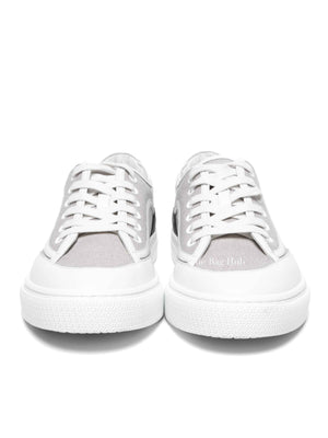 Hermes Prunoir/Blanc Leather Get Sneakers Size 38.5