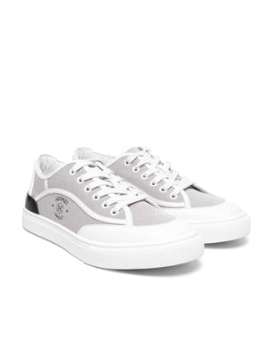 Hermes Prunoir/Blanc Leather Get Sneakers Size 38.5