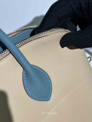 Hermes Vanille/Bleu Jean Swift Bolide 35 Bag