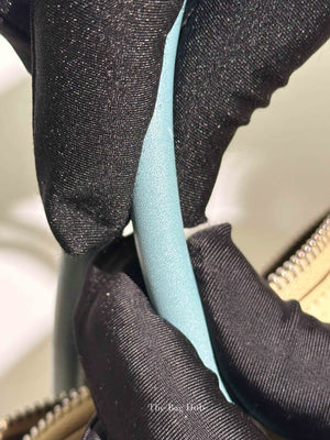 Hermes Vanille/Bleu Jean Swift Bolide 35 Bag